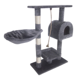 Leopet Kbm001 2grau Cat Tree Scratching Post Kitten Climbing Excercise
